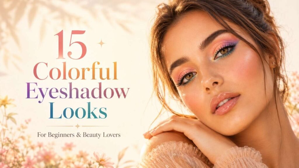 15 Colorful Eyeshadow Looks for Beginners and Beauty Lovers