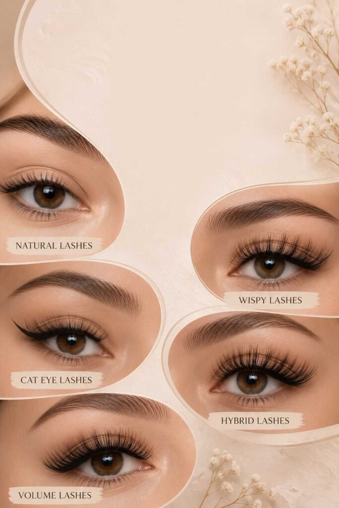 Wet Set Lash Extensions Glossy Lash Inspiration for a Soft Glam Look