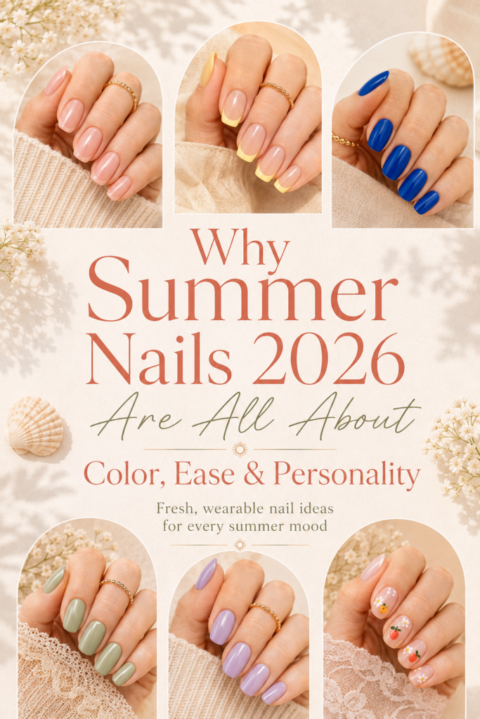 Why Summer Nails 2026 Are All About Color, Ease & Personality