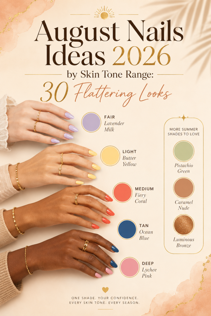 Best Nail Shapes and Lengths for August