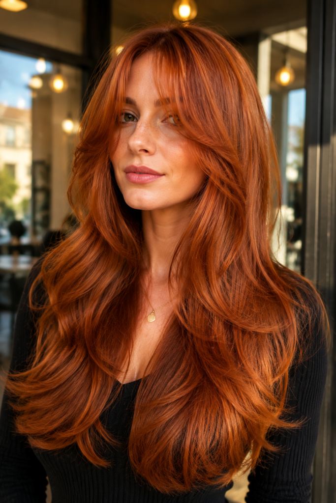 How to Choose the Perfect Copper Curtain Bangs Style